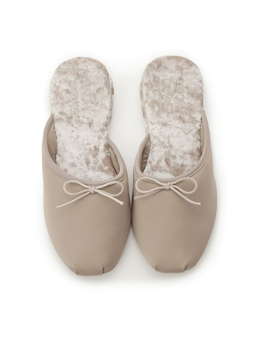 SNIDEL HOME「サテンスリッパ」|ルームシューズ|