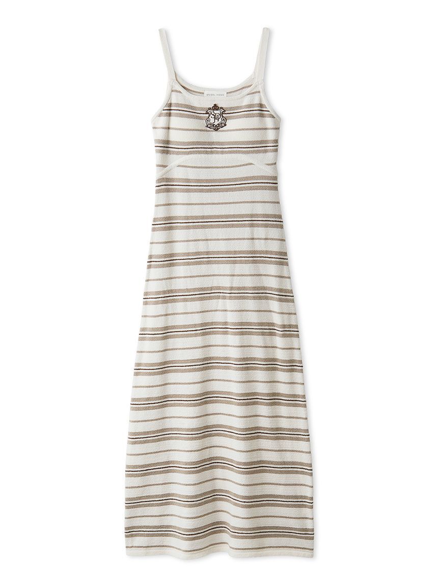 SNIDEL HOME「エンブレムニットキャミワンピース」|ルームウェア|