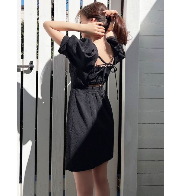RESEXXY「バックデザインミニワンピース」|ワンピース|