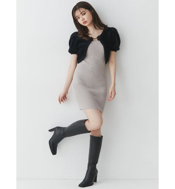 RESEXXY「シャギーアンサンブルニットワンピース」|ワンピース|