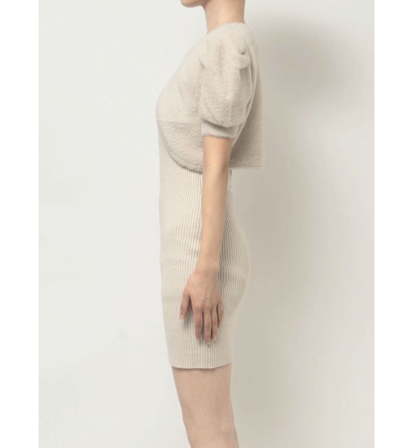 RESEXXY「シャギーアンサンブルニットワンピース」|ワンピース|