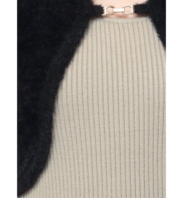 RESEXXY「シャギーアンサンブルニットワンピース」|ワンピース|