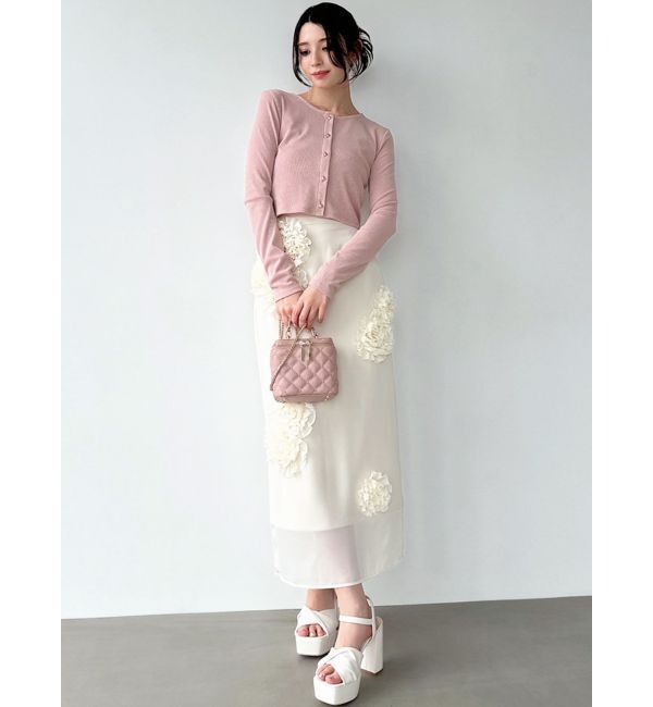 RESEXXY「シアーレイヤードモチーフスカート」|スカート|