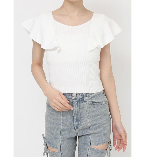 RESEXXY「ラッフルニットトップス」|ニット・セーター|