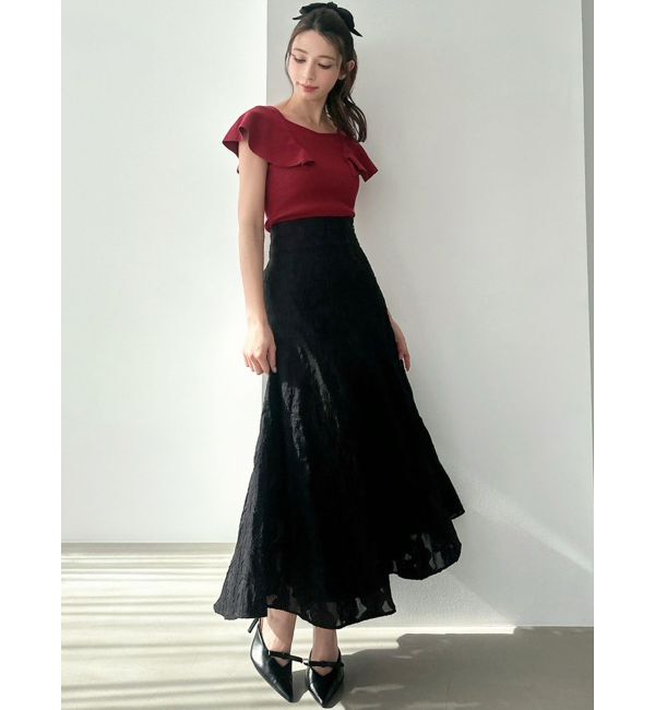 RESEXXY「ラッフルニットトップス」|ニット・セーター|