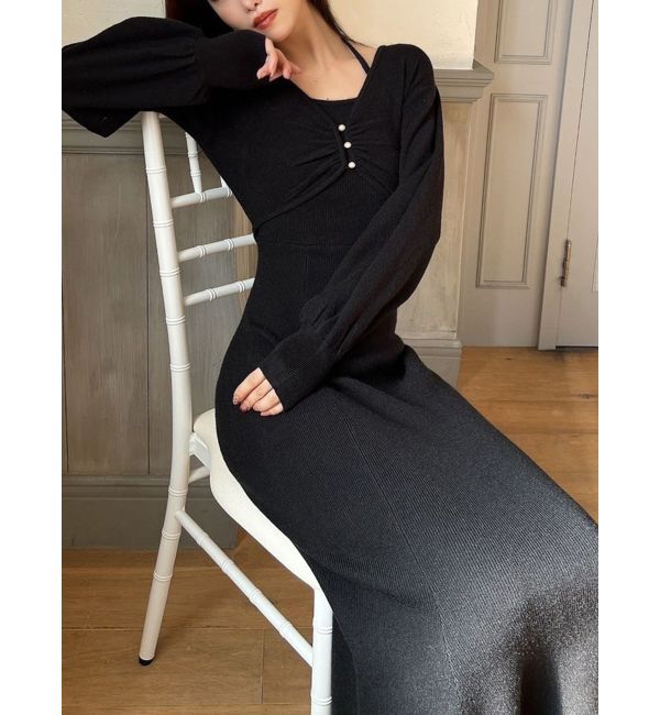 RESEXXY「レイヤードマーメイドニットワンピース」|ワンピース|