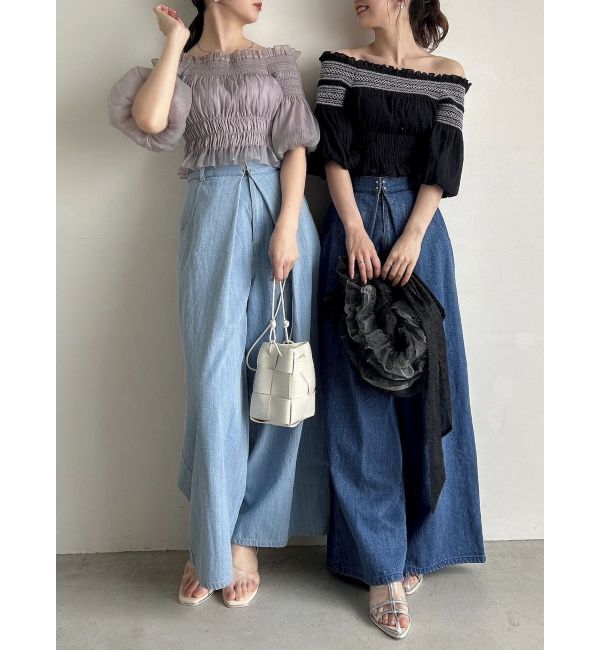 dazzlin「オフショルフェミニックトップス」|シャツ・ブラウス|