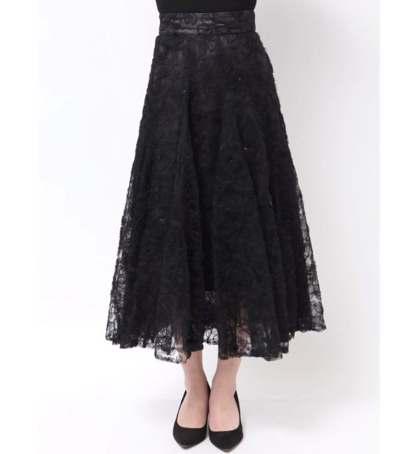 dazzlin「【再生産】スパンコールチュールスカート」|スカート|