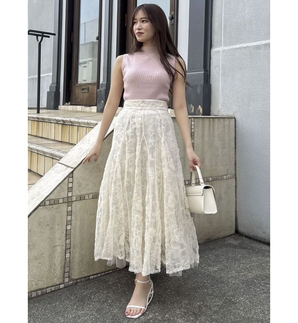 dazzlin「【再生産】スパンコールチュールスカート」|スカート|