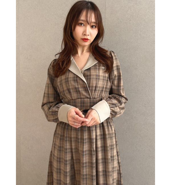 dazzlin「【POLO BCSコラボ】テーラーカラーフレアワンピース」|ワンピース|