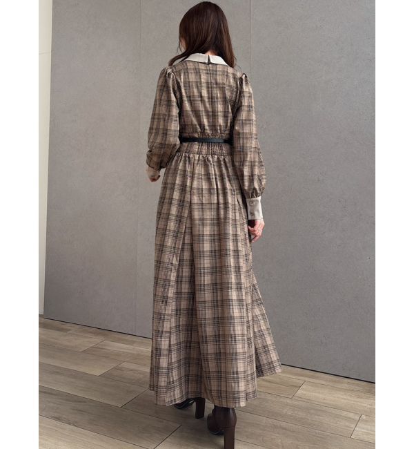 dazzlin「【POLO BCSコラボ】テーラーカラーフレアワンピース」|ワンピース|