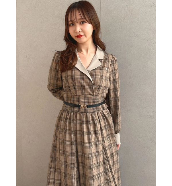 dazzlin「【POLO BCSコラボ】テーラーカラーフレアワンピース」|ワンピース|