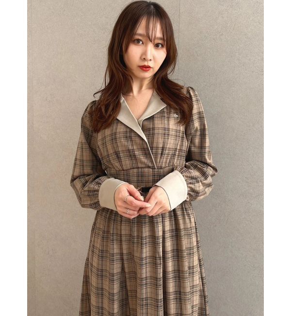 dazzlin「【POLO BCSコラボ】テーラーカラーフレアワンピース」|ワンピース|