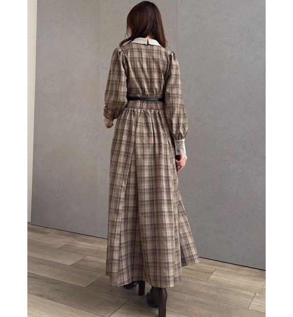 dazzlin「【POLO BCSコラボ】テーラーカラーフレアワンピース」|ワンピース|