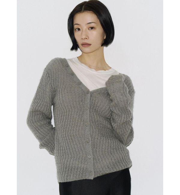 EMODA「【VEQUM】WAVING V NECK KNIT」|ニット・セーター|
