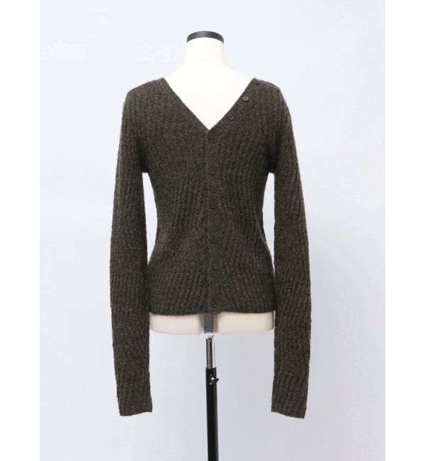 EMODA「【VEQUM】WAVING V NECK KNIT」|ニット・セーター|