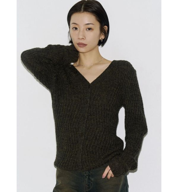 EMODA「【VEQUM】WAVING V NECK KNIT」|ニット・セーター|