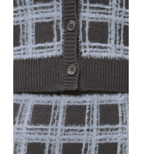 MERCURYDUO「チェックミニニットセットアップ」|ワンピース|