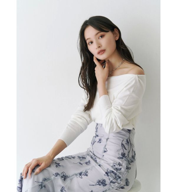 MERCURYDUO「3WAYボートネックニット」|ニット・セーター|