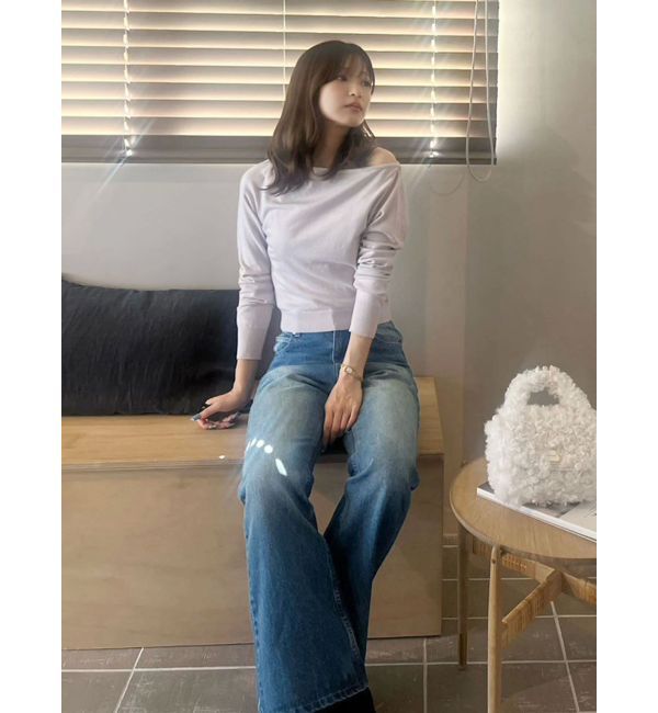 MERCURYDUO「3WAYボートネックニット」|ニット・セーター|