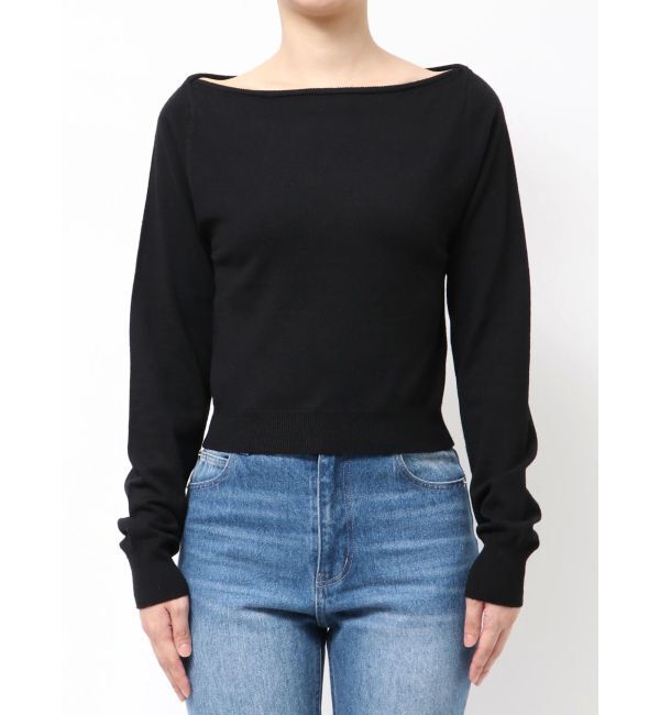 MERCURYDUO「3WAYボートネックニット」|ニット・セーター|