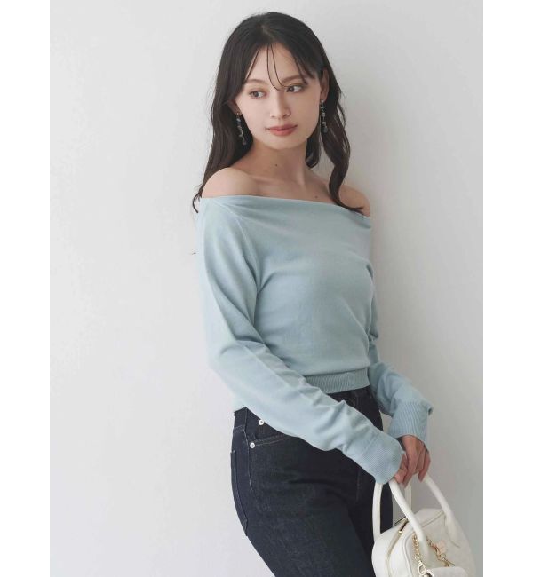 MERCURYDUO「3WAYボートネックニット」|ニット・セーター|