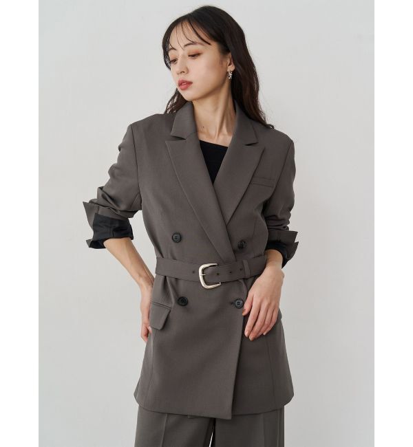 MURUA「ベルテッドテーラードジャケット【セット販売対象】」|テーラードジャケット|