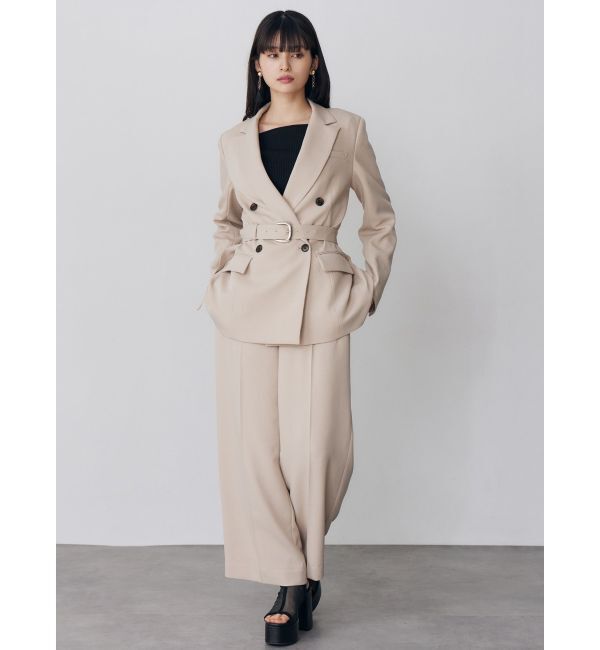 MURUA「ベルテッドテーラードジャケット【セット販売対象】」|テーラードジャケット|