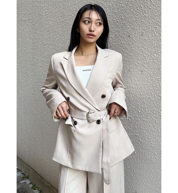 MURUA「ベルテッドテーラードジャケット【セット販売対象】」|テーラードジャケット|