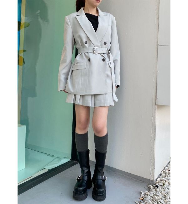 MURUA「ベルテッドテーラードジャケット【セット販売対象】」|テーラードジャケット|