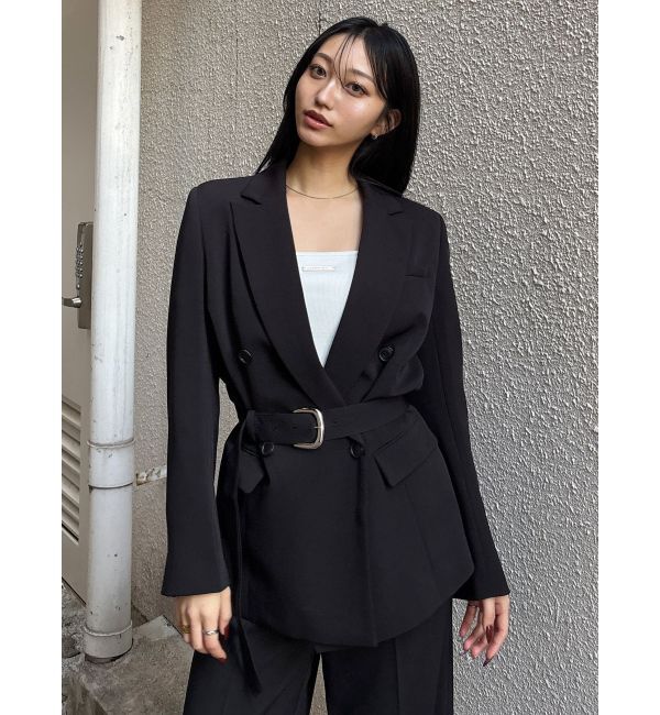 MURUA「ベルテッドテーラードジャケット【セット販売対象】」|テーラードジャケット|