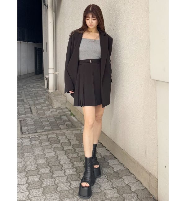 MURUA「ベルテッドテーラードジャケット【セット販売対象】」|テーラードジャケット|