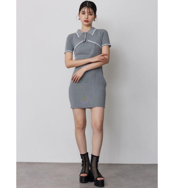 MURUA「2wayボレロライクポロワンピース」|ワンピース|