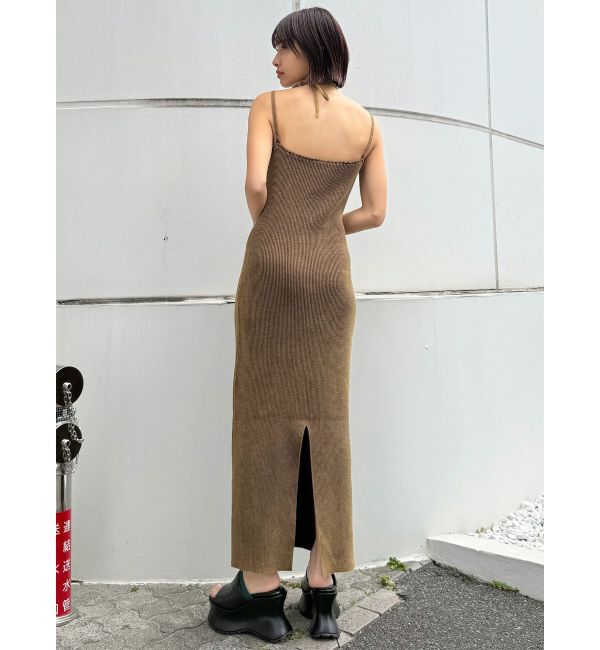 MURUA「レイヤードライクニットキャミワンピース」|ワンピース|