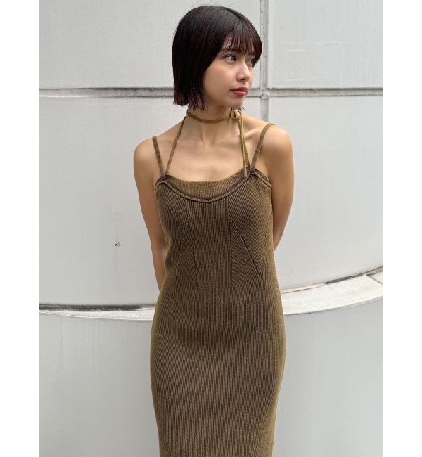 MURUA「レイヤードライクニットキャミワンピース」|ワンピース|