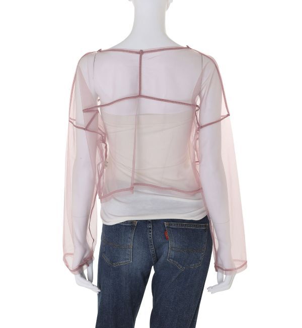 Ungrid「チュールショートロングスリーブTee」|Tシャツ・カットソー|