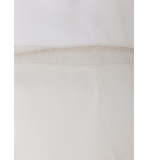 Ungrid「チュールショートロングスリーブTee」|Tシャツ・カットソー|