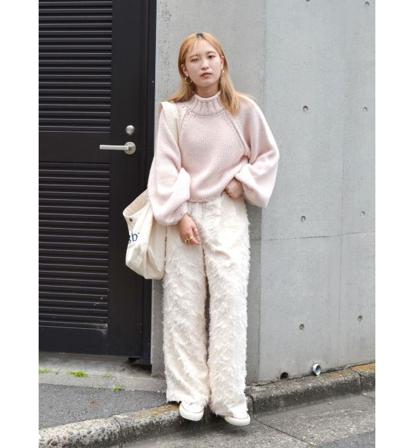 Ungrid「ローゲージハイネックショートニット」|ニット・セーター|