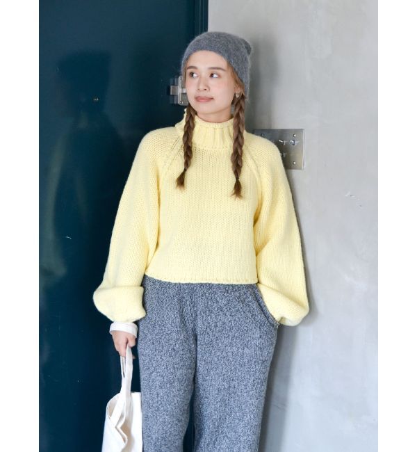 Ungrid「ローゲージハイネックショートニット」|ニット・セーター|