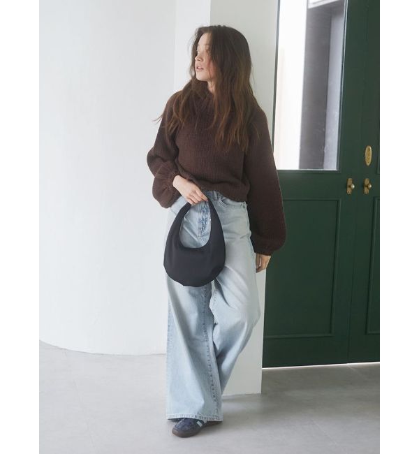 Ungrid「ローゲージハイネックショートニット」|ニット・セーター|