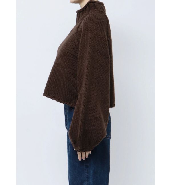 Ungrid「ローゲージハイネックショートニット」|ニット・セーター|