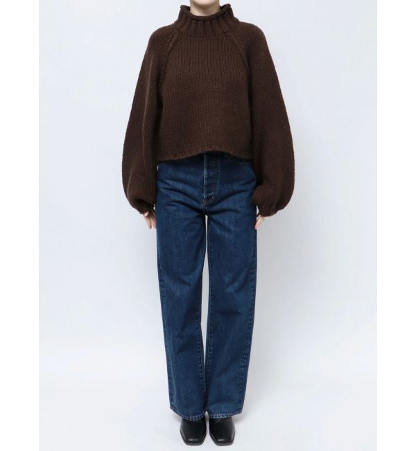 Ungrid「ローゲージハイネックショートニット」|ニット・セーター|