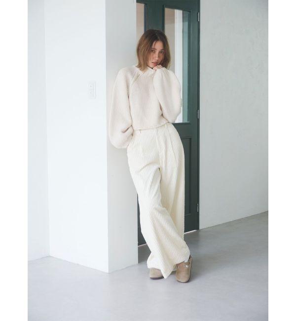 Ungrid「ローゲージハイネックショートニット」|ニット・セーター|