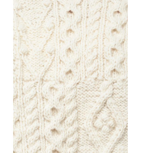Ungrid「パッチワークケーブルルーズニット」|ニット・セーター|