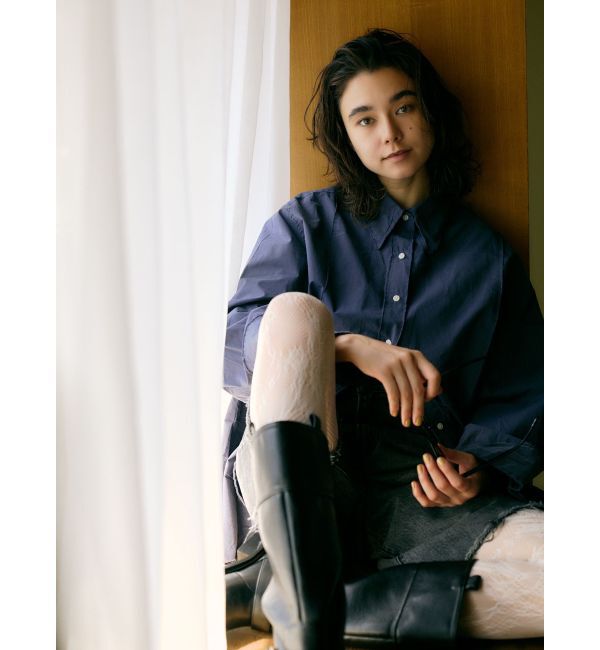 Ungrid「カットオフビッグシルエットシャツ」|シャツ・ブラウス|