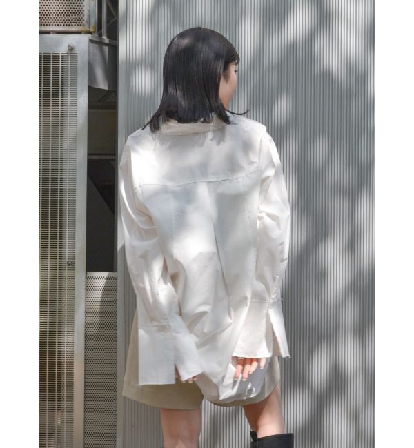 Ungrid「カットオフビッグシルエットシャツ」|シャツ・ブラウス|