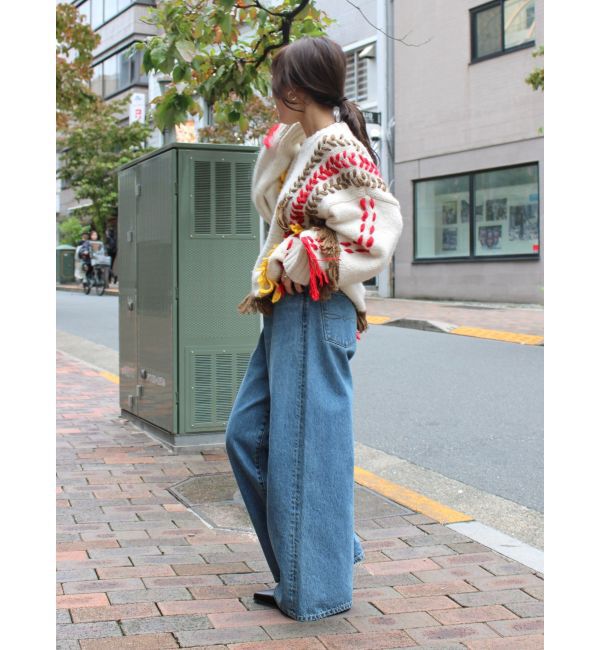 Ungrid「レースアップデザインルーズニット」|ニット・セーター|