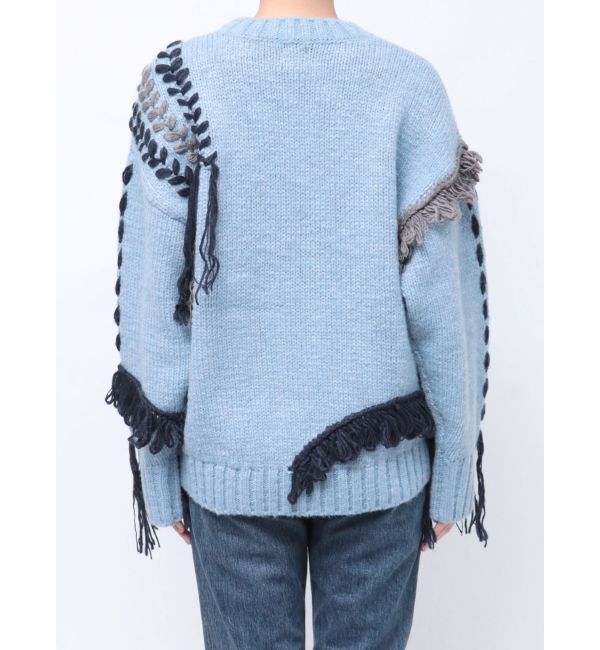 Ungrid「レースアップデザインルーズニット」|ニット・セーター|