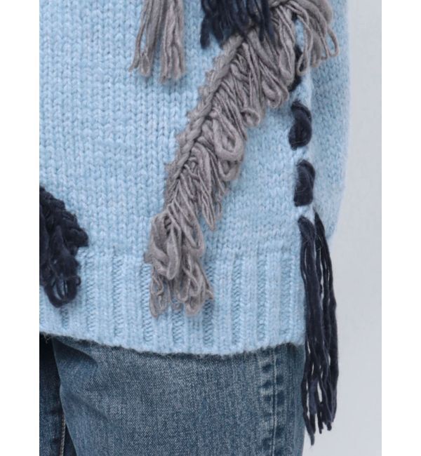 Ungrid「レースアップデザインルーズニット」|ニット・セーター|