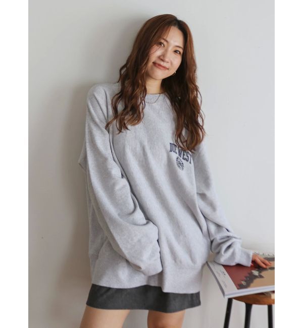 Ungrid「ビッグシルエットロゴスウェット」|スウェット・ジャージ|